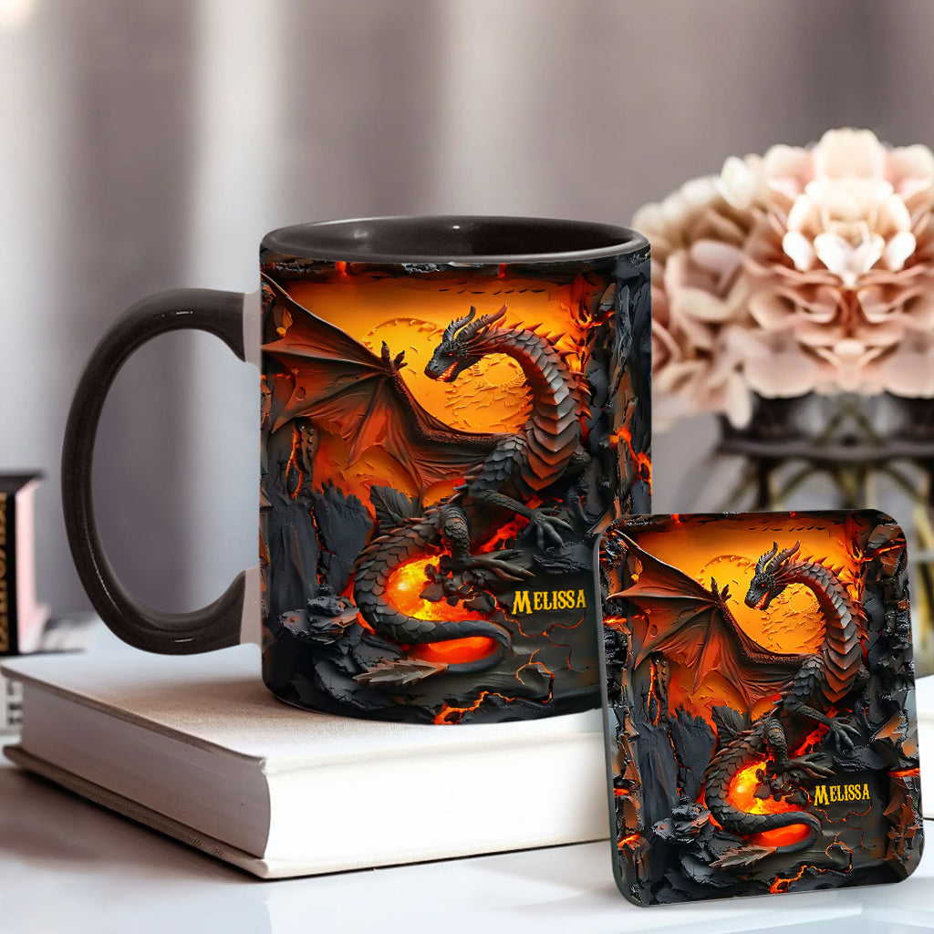 Love Dragons - Personalized Dragon Accent Mug