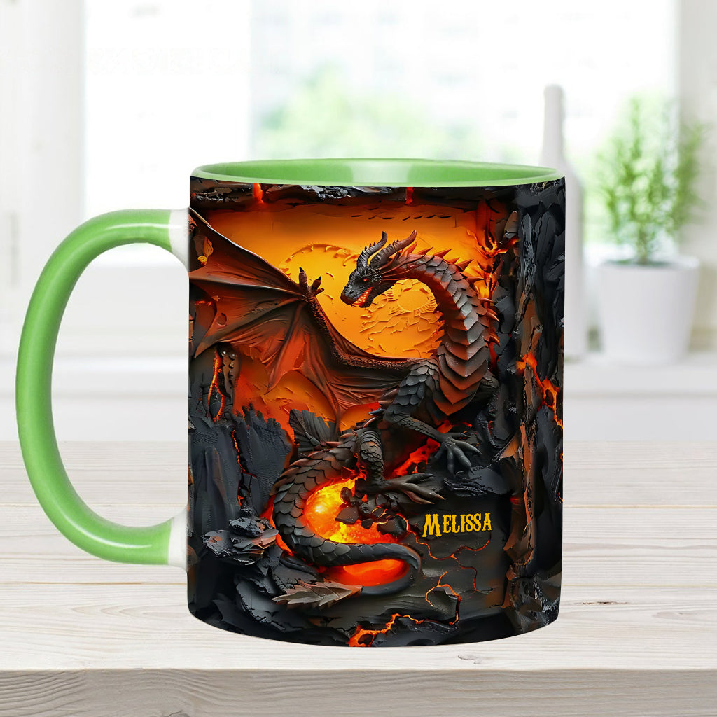 Love Dragons - Personalized Dragon Accent Mug