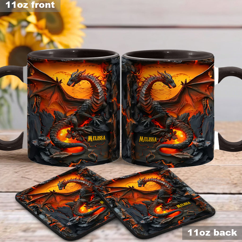 Love Dragons - Personalized Dragon Accent Mug