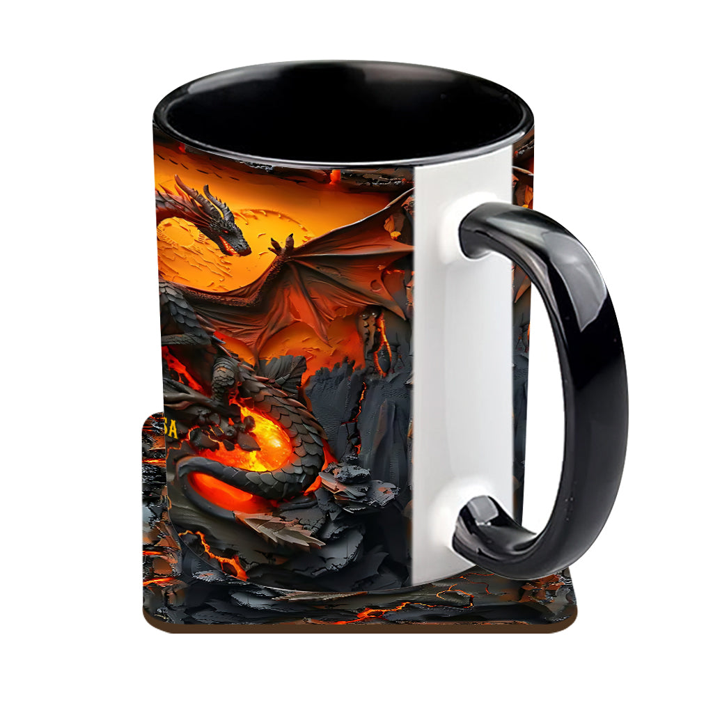 Love Dragons - Personalized Dragon Accent Mug
