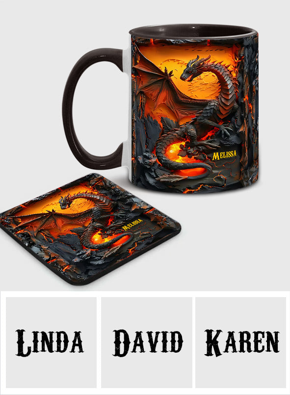 Love Dragons - Personalized Dragon Accent Mug