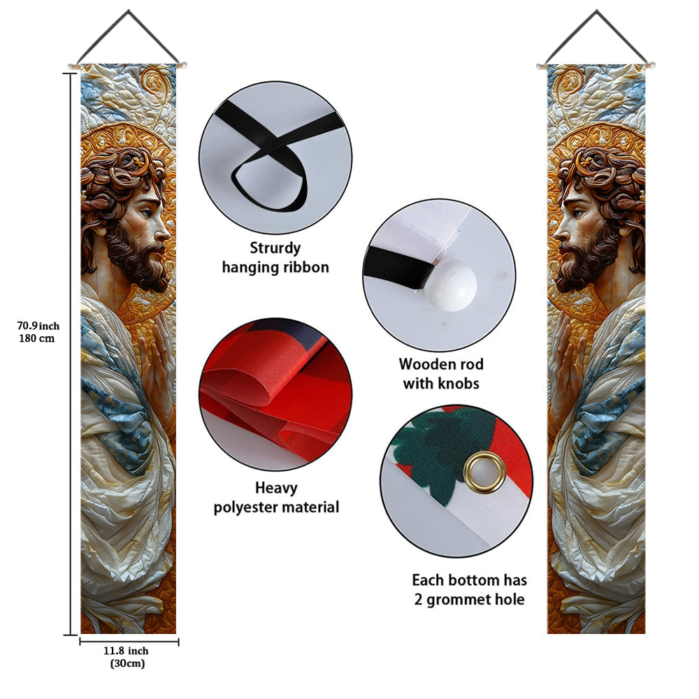 God Is Always With Us - Christian Porch Sign