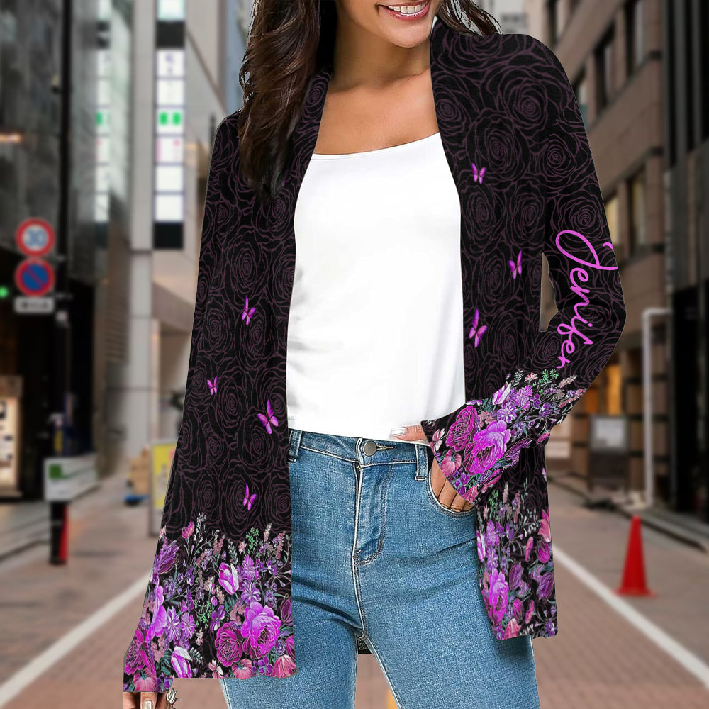 Love Butterflies - Personalized Butterfly Cardigan