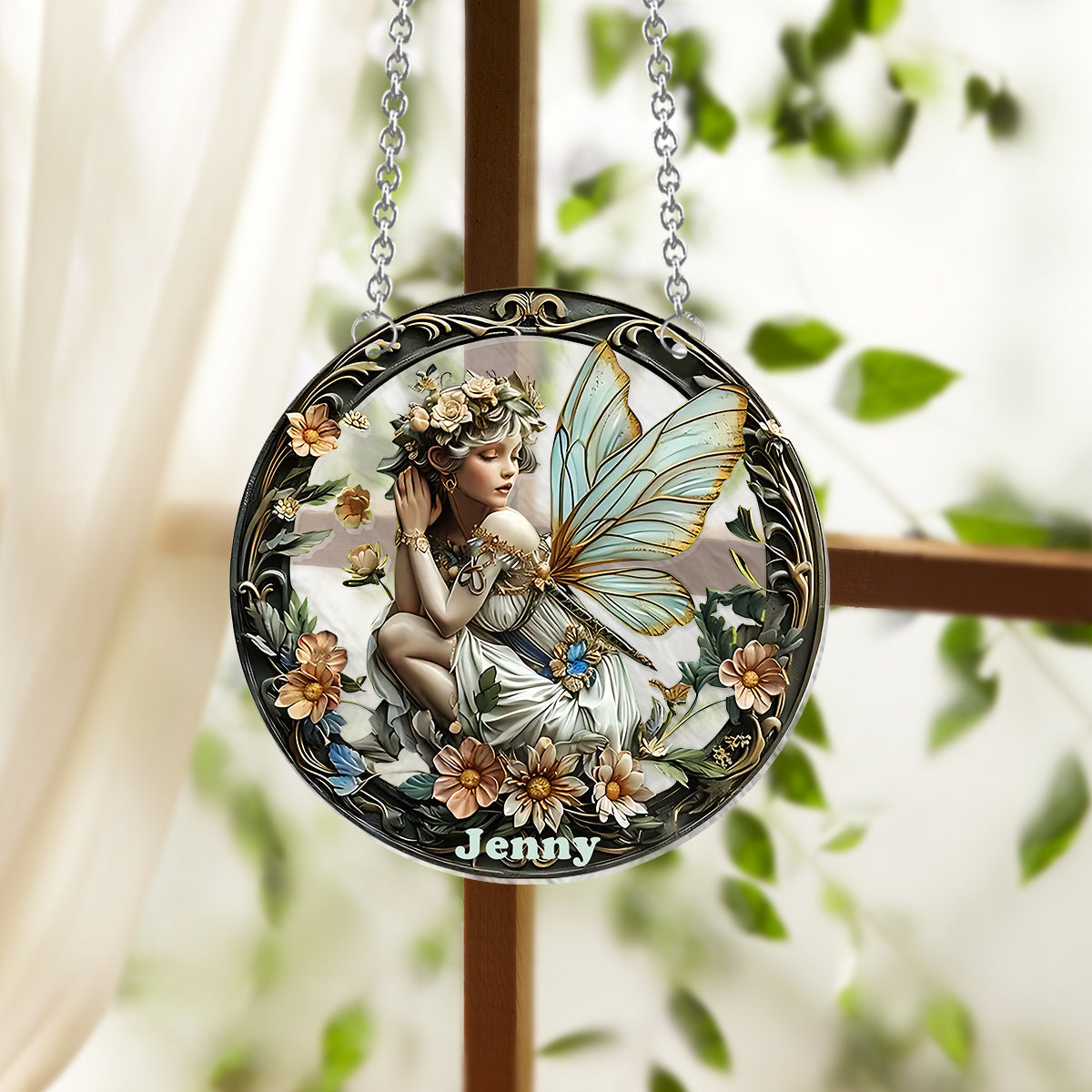 Your Garden - Personalized Gardening Window Hanging Suncatcher Ornament