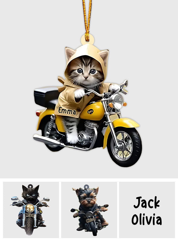 Mignon motard - Ornement de motard personnalisé