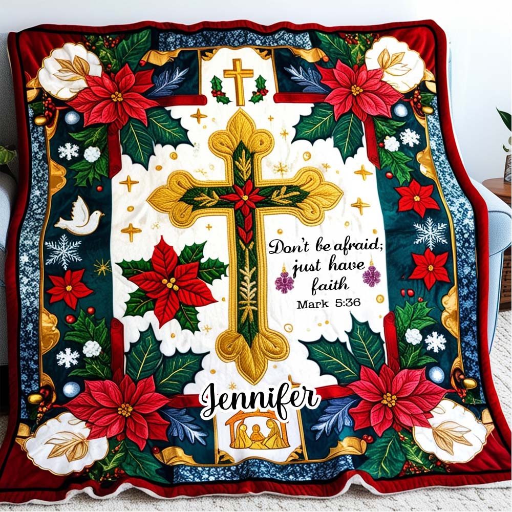 Just Have Faith - Personalized Christian Blanket