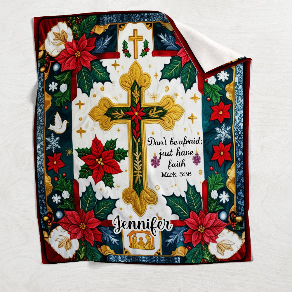 Just Have Faith - Personalized Christian Blanket