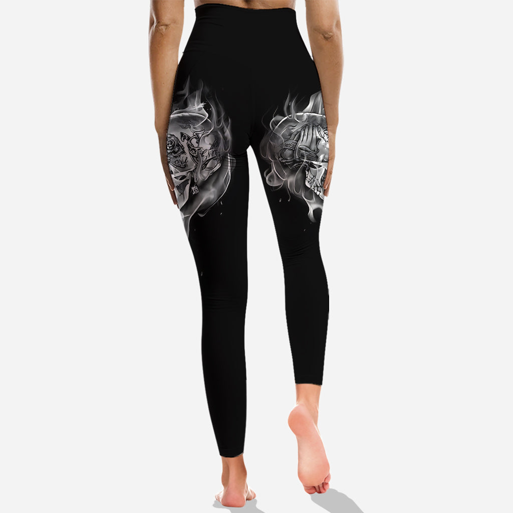 Love Skulls - Personalized Skull Hoodie and Leggings