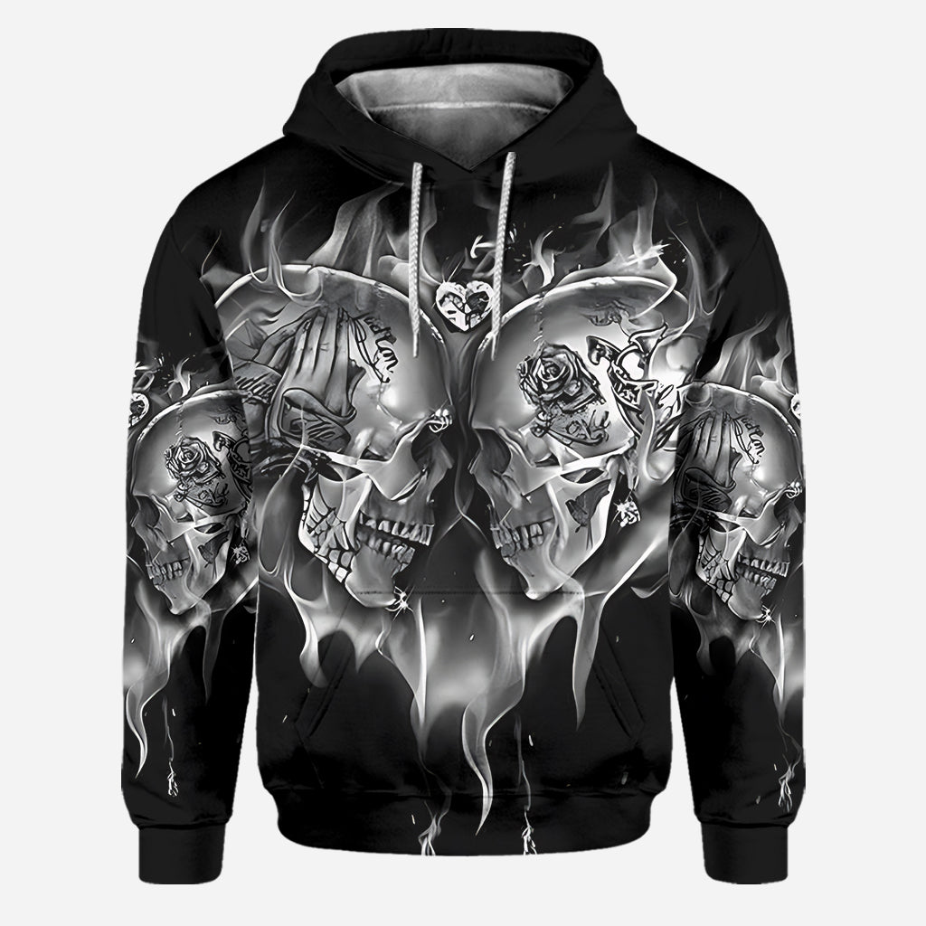 Love Skulls - Personalized Skull Hoodie and Leggings