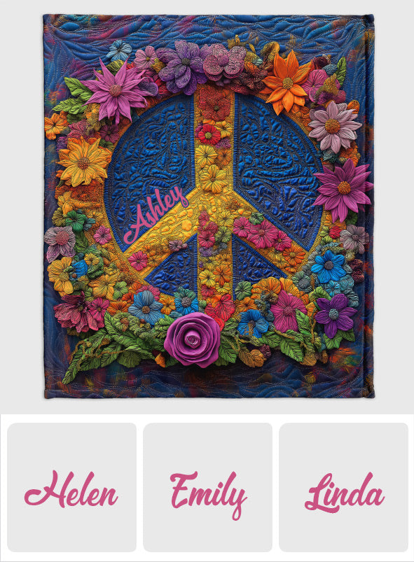 Hippie Soul - Personalized Hippie Blanket