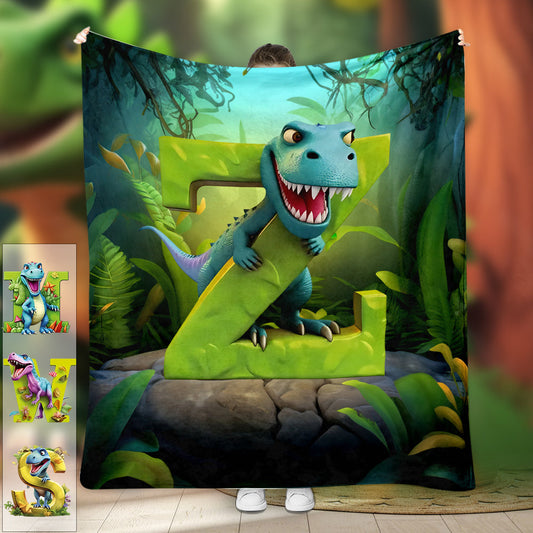 Love Dinosaurs - Personalized Kid Blanket