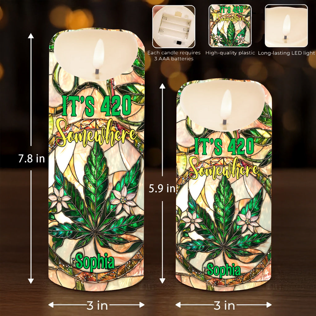 High Times - Personalized Weed Flameless Candle