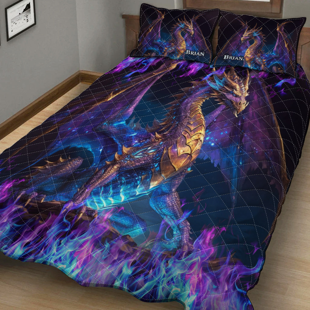 Liebe Drachen – Personalisiertes Drachen-Bettwäscheset