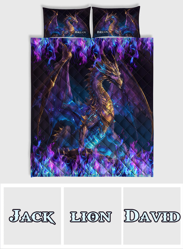 Liebe Drachen – Personalisiertes Drachen-Bettwäscheset