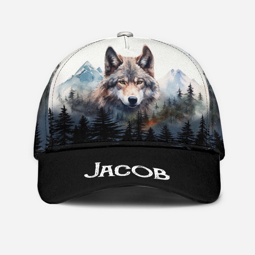 Awesome wolf - Personalized Wolf Classic Cap