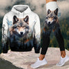 Strong Wolf - Personalized Wolf Hoodie and Leggings