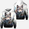 Strong Wolf - Personalized Wolf Hoodie and Leggings