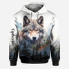 Strong Wolf - Personalized Wolf Hoodie and Leggings