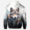 Strong Wolf - Personalized Wolf Hoodie and Leggings