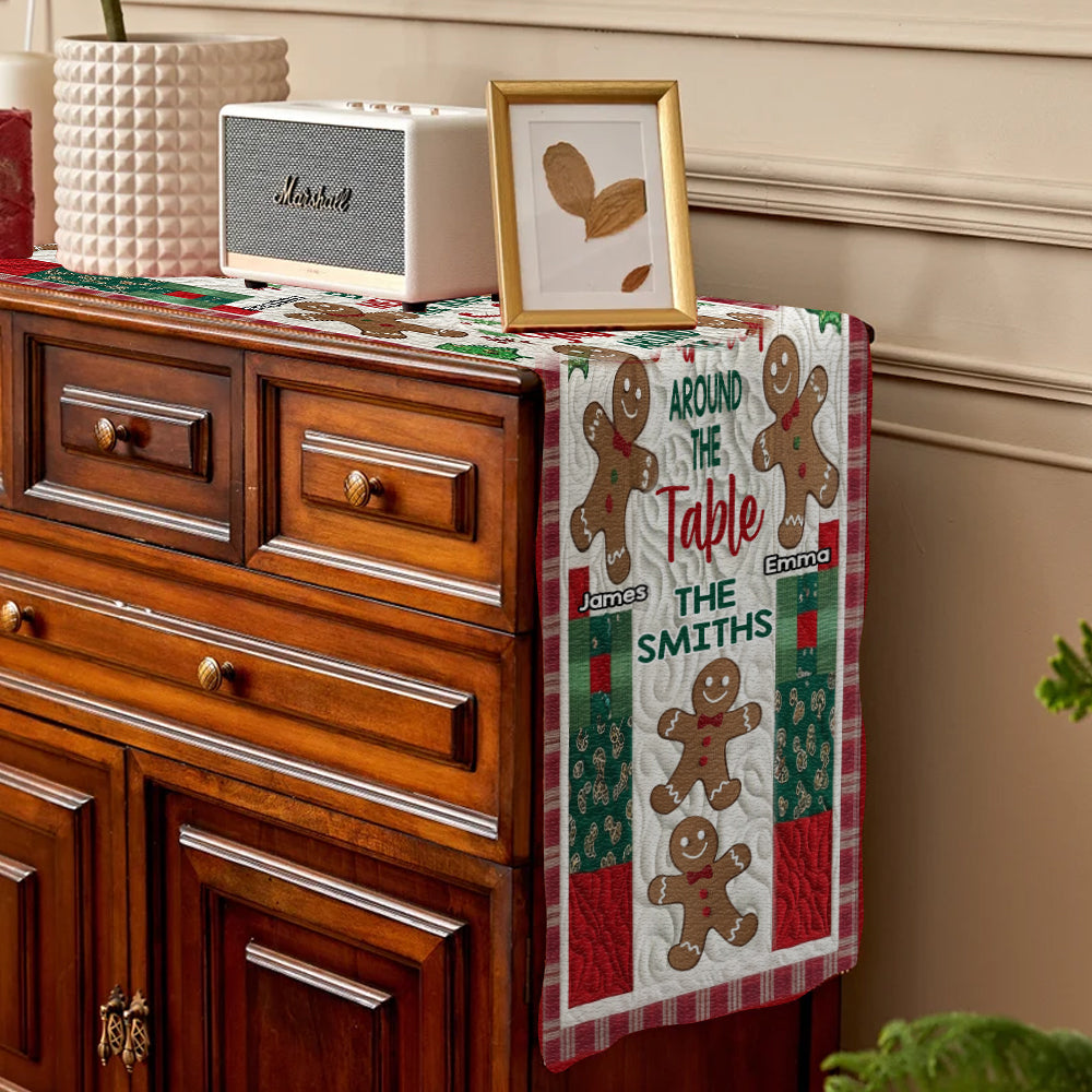 The Best Memories Are Made Around The Table - Personalized Family Table Runner