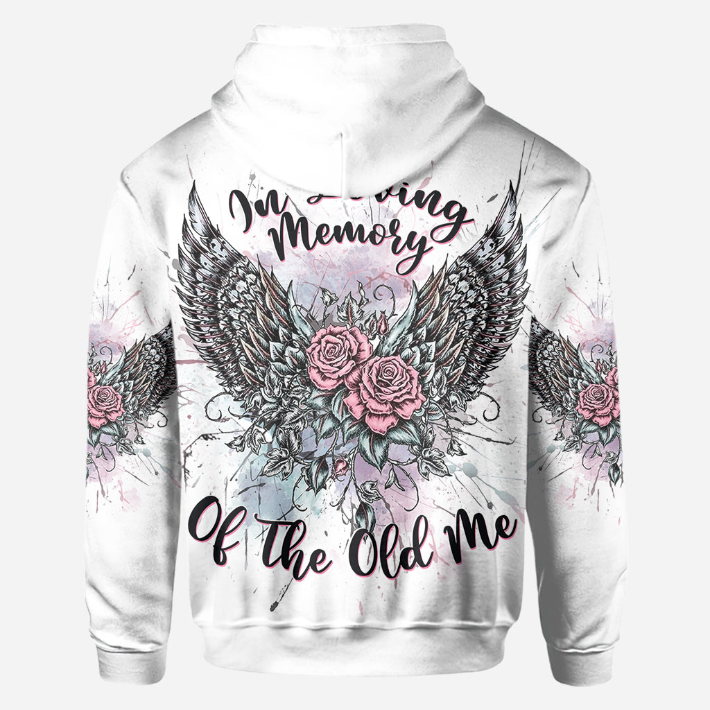 In Loving Memory Of The Old Me - Personalized Skull All Over Shirt