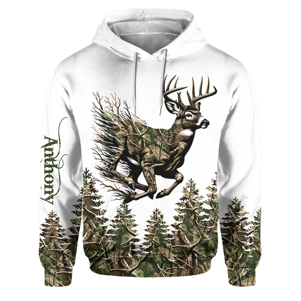 Chasse au cerf - Ensemble sweat à capuche et pantalon de survêtement de chasse personnalisés