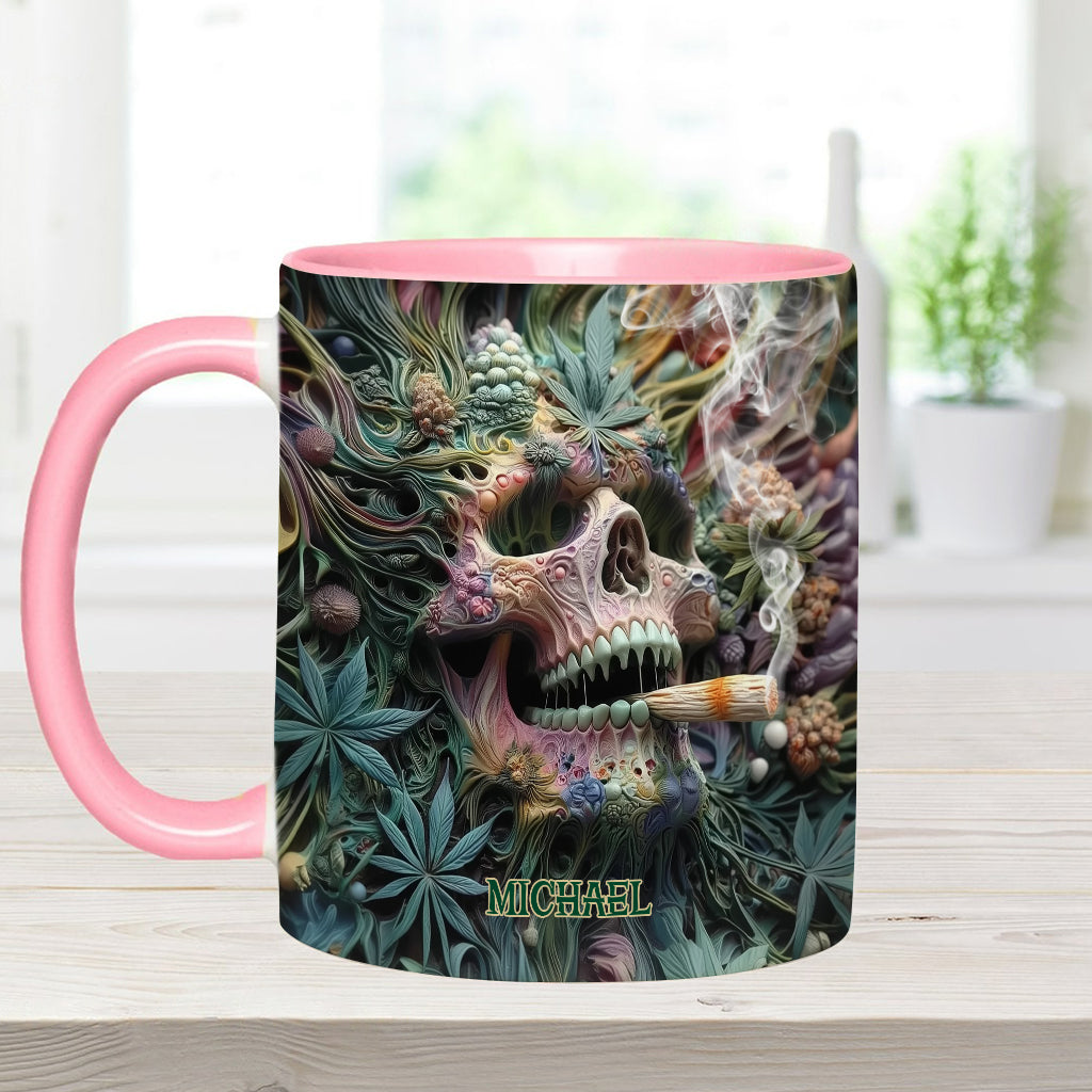 Dope Skull - Personalized Weed Accent Mug