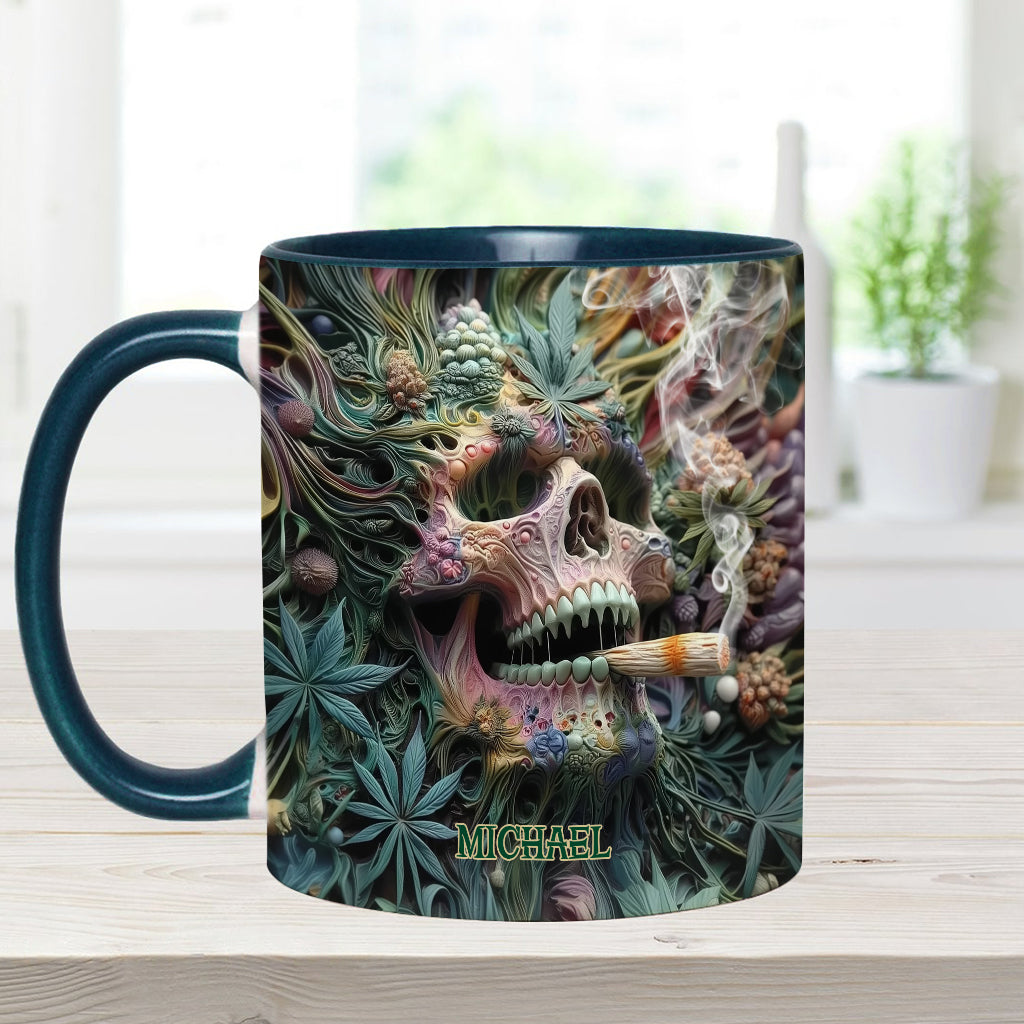 Dope Skull - Personalized Weed Accent Mug