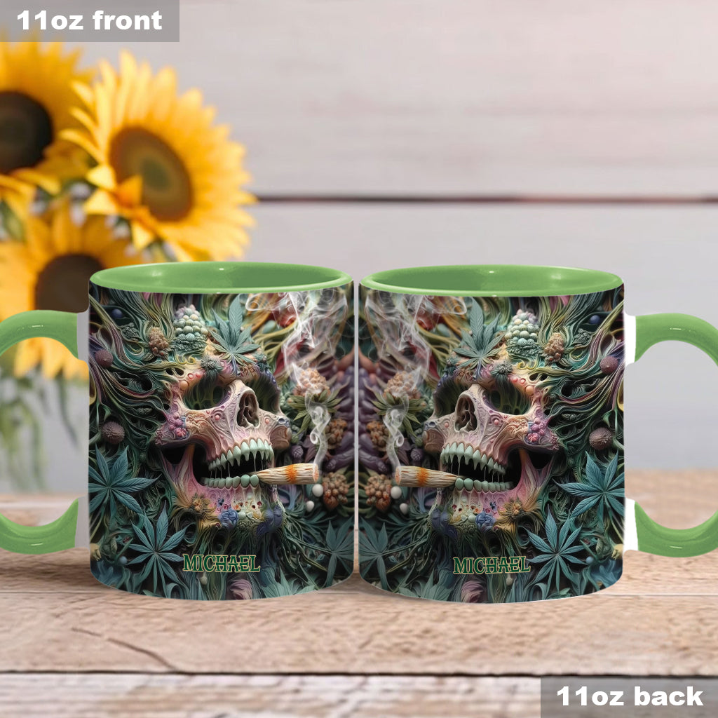 Dope Skull - Personalized Weed Accent Mug
