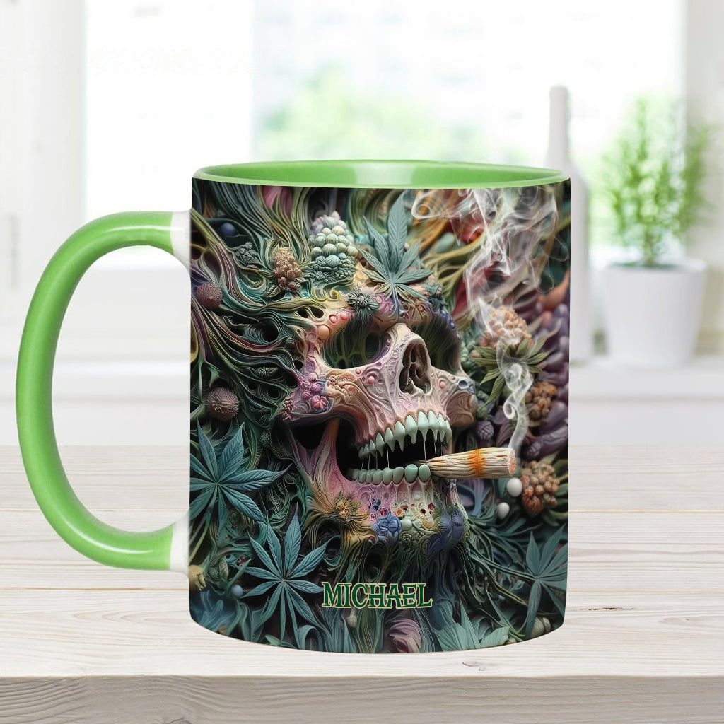 Dope Skull - Personalized Weed Accent Mug
