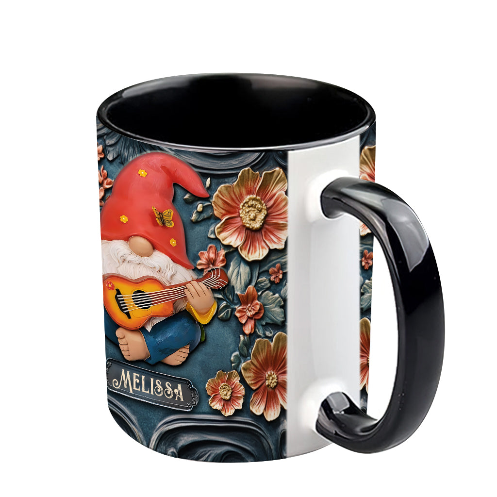 Live Like In Full Bloom - Personalized Hippie Accent Mug