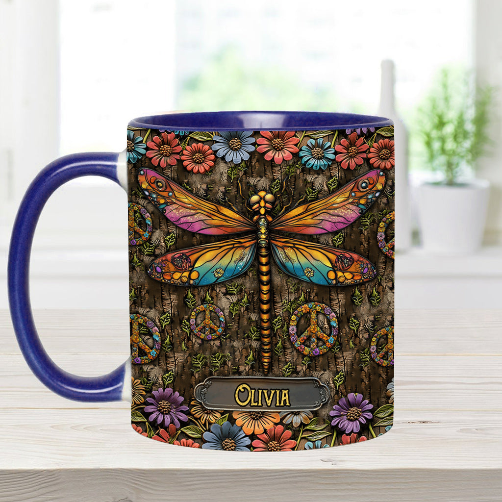 Hippie Lovers - Personalized Hippie Accent Mug