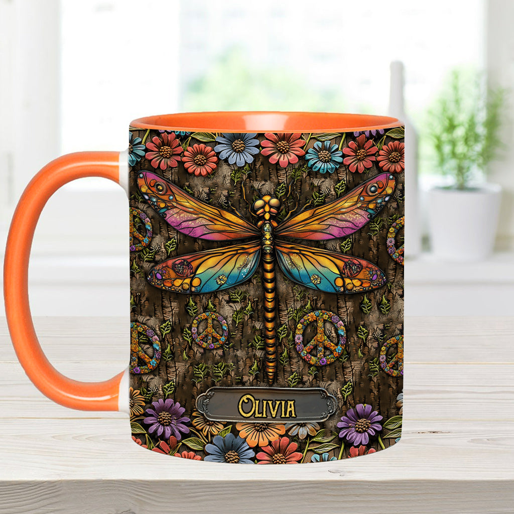 Hippie Lovers - Personalized Hippie Accent Mug