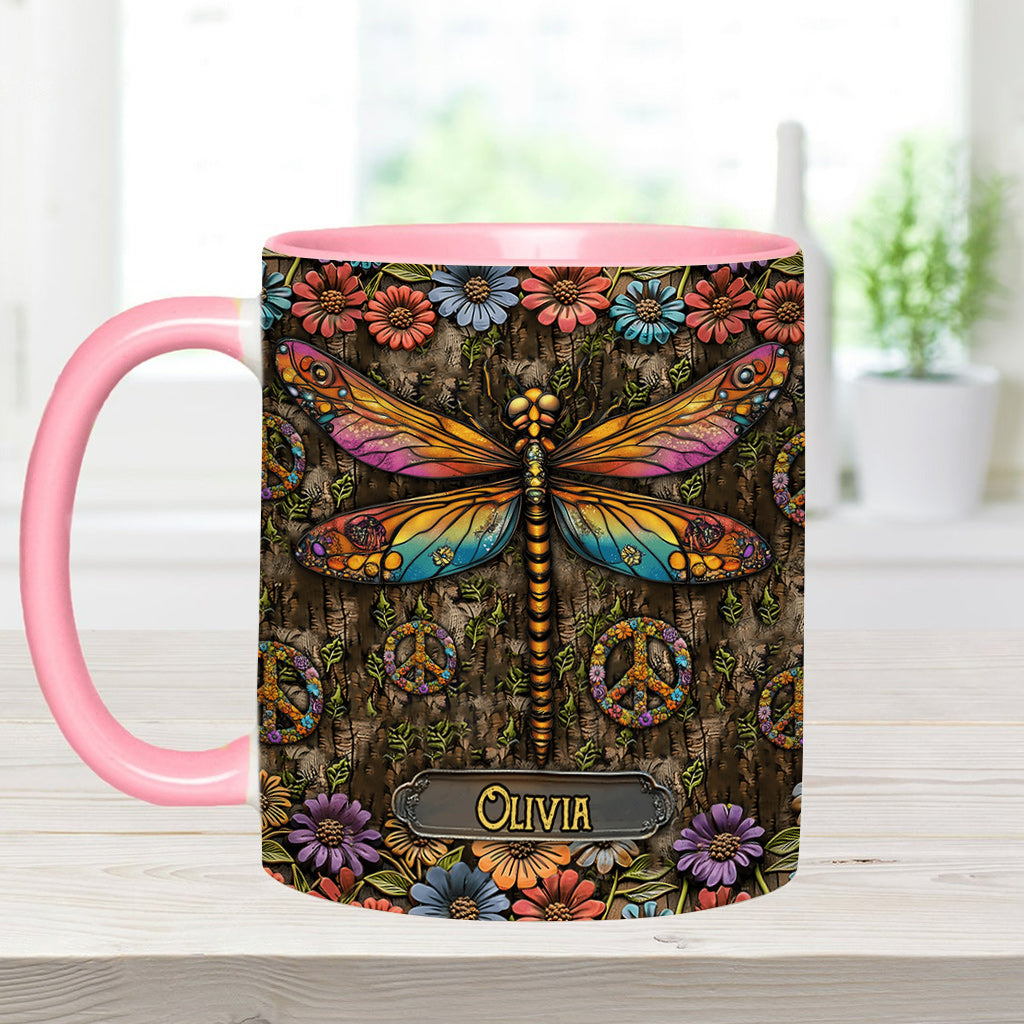 Hippie Lovers - Personalized Hippie Accent Mug