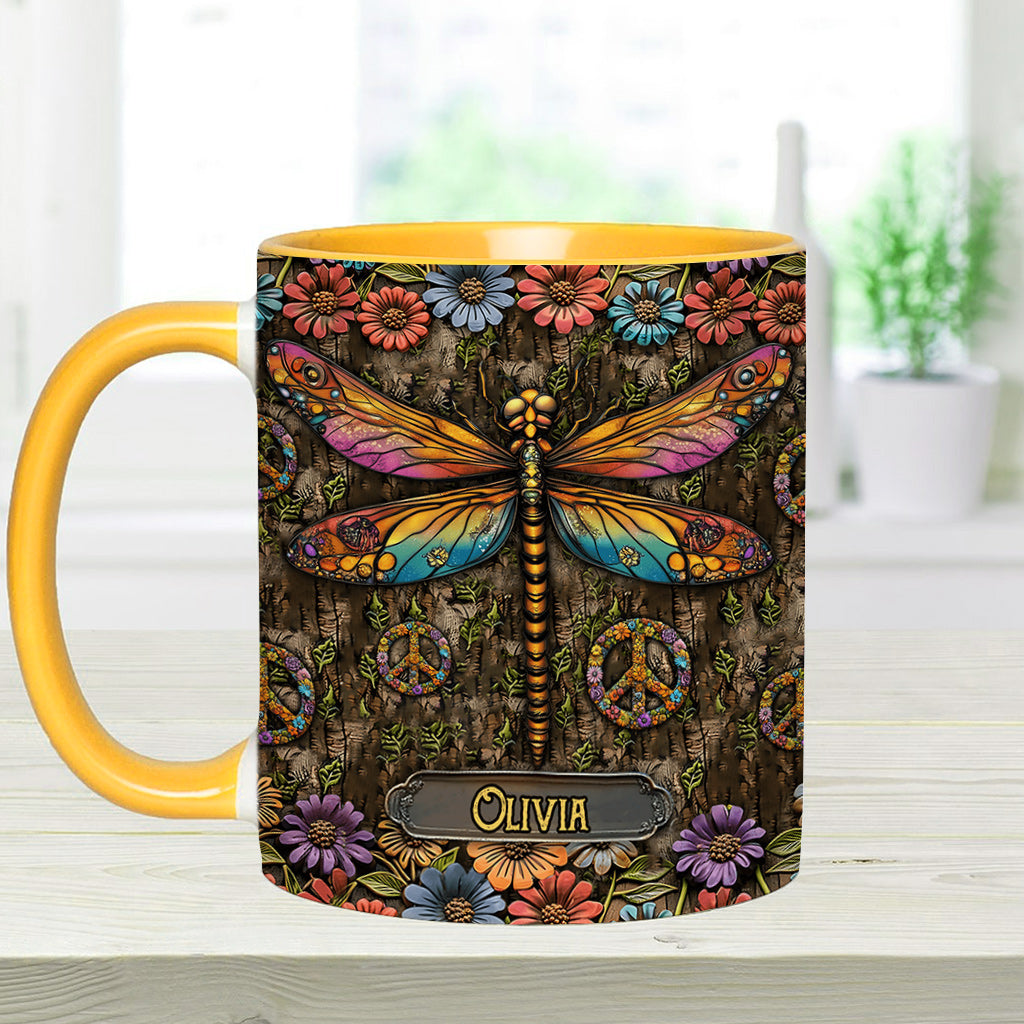 Hippie Lovers - Personalized Hippie Accent Mug