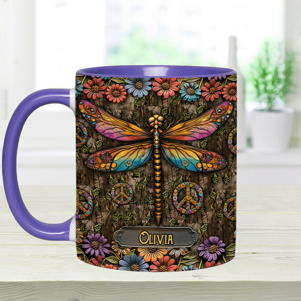 Hippie Lovers - Personalized Hippie Accent Mug