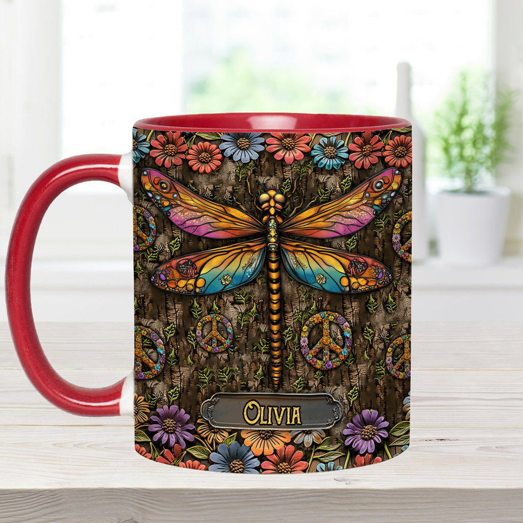 Hippie Lovers - Personalized Hippie Accent Mug
