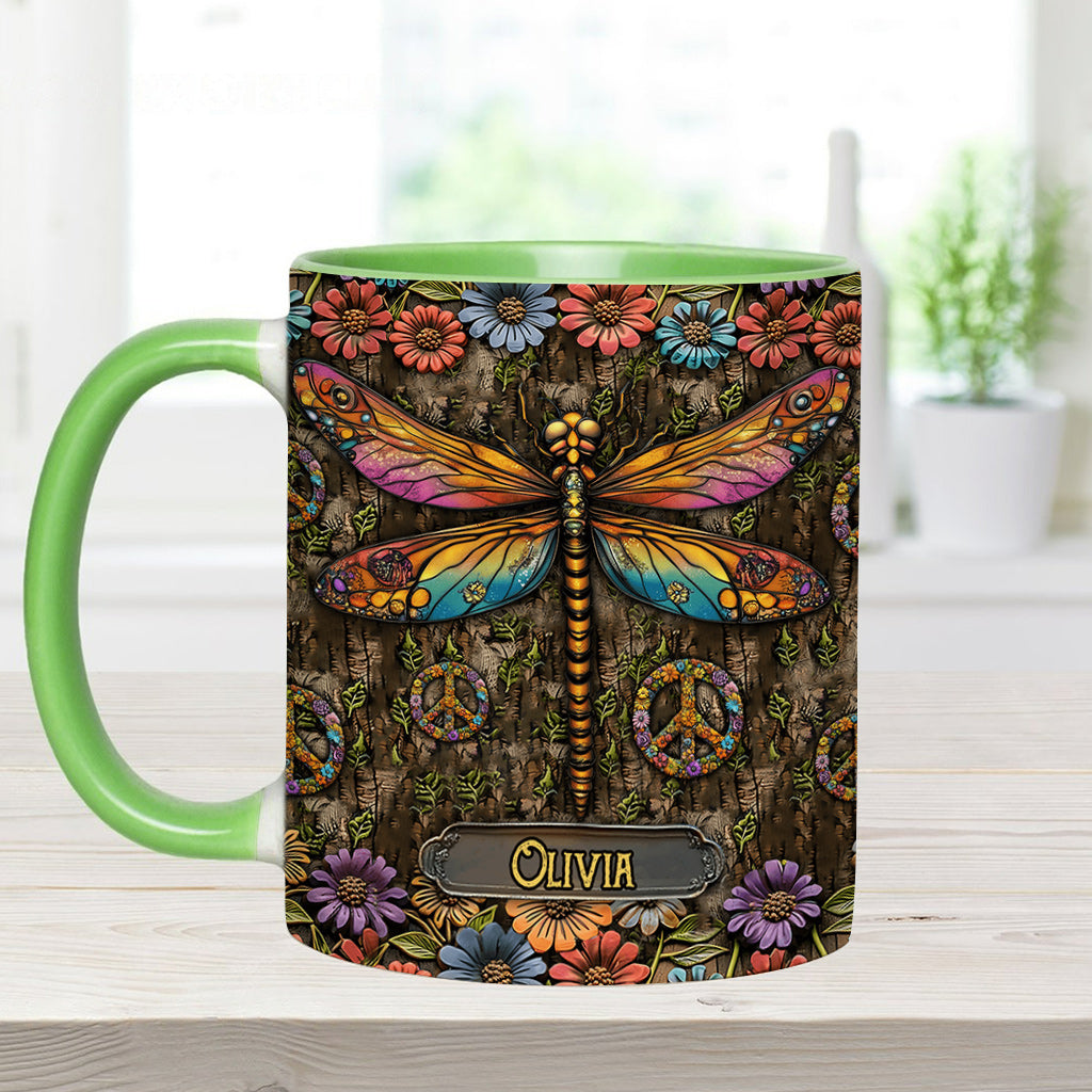 Hippie Lovers - Personalized Hippie Accent Mug