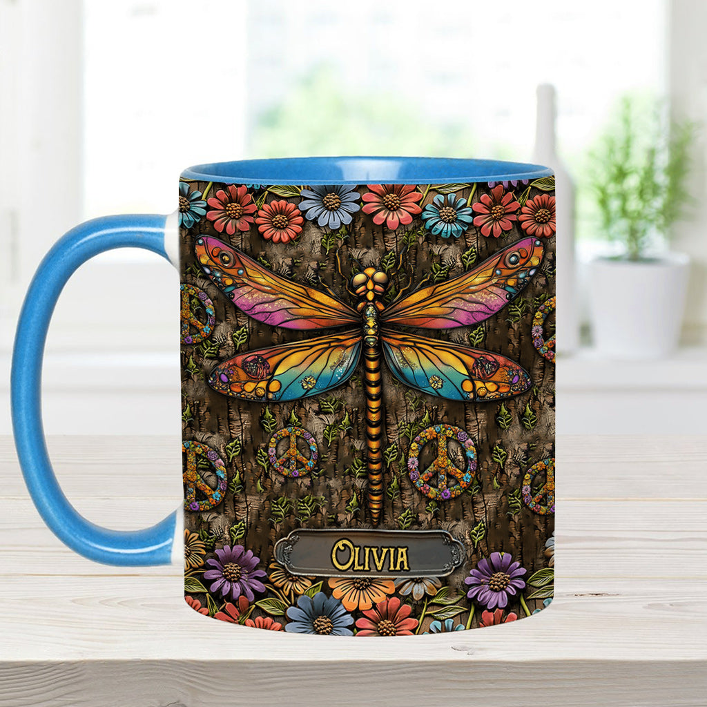 Hippie Lovers - Personalized Hippie Accent Mug