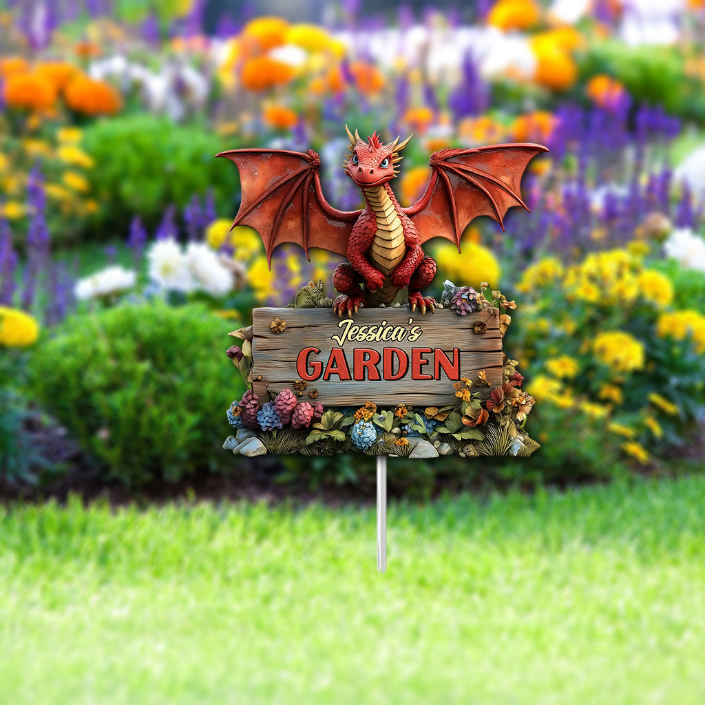 Dragon Metal Garden Art - Personalized Gardening Metal Garden Art