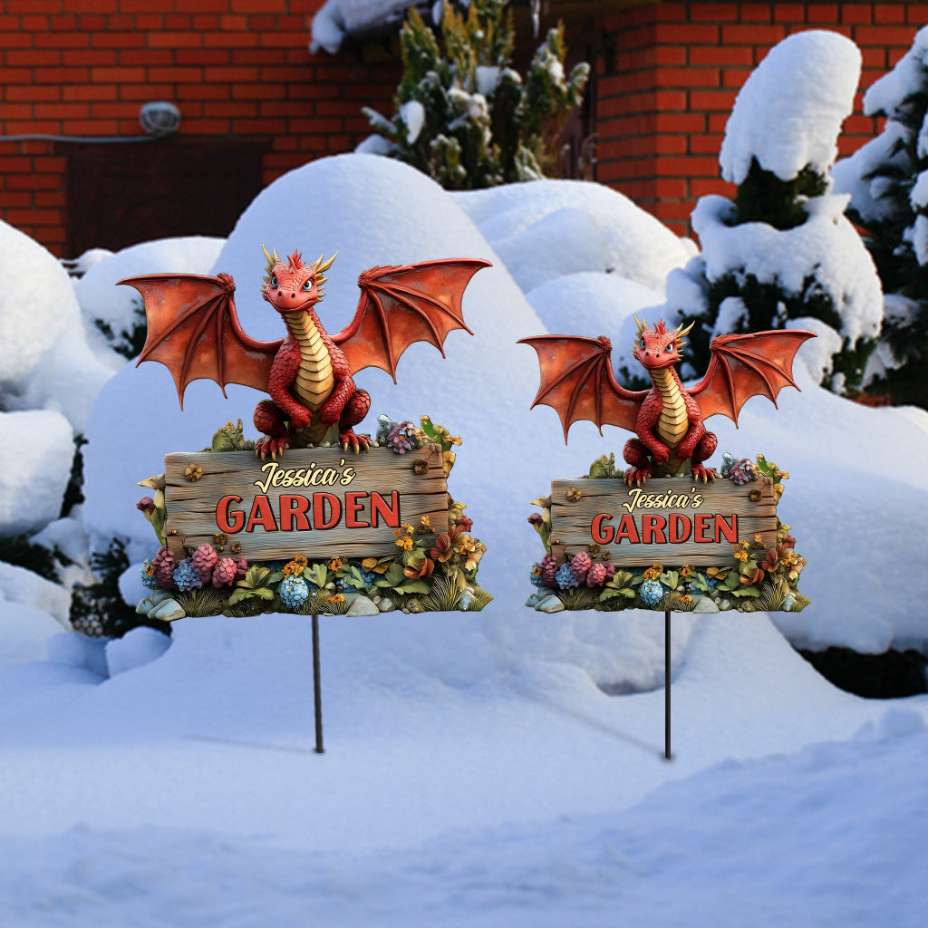 Dragon Metal Garden Art - Personalized Gardening Metal Garden Art