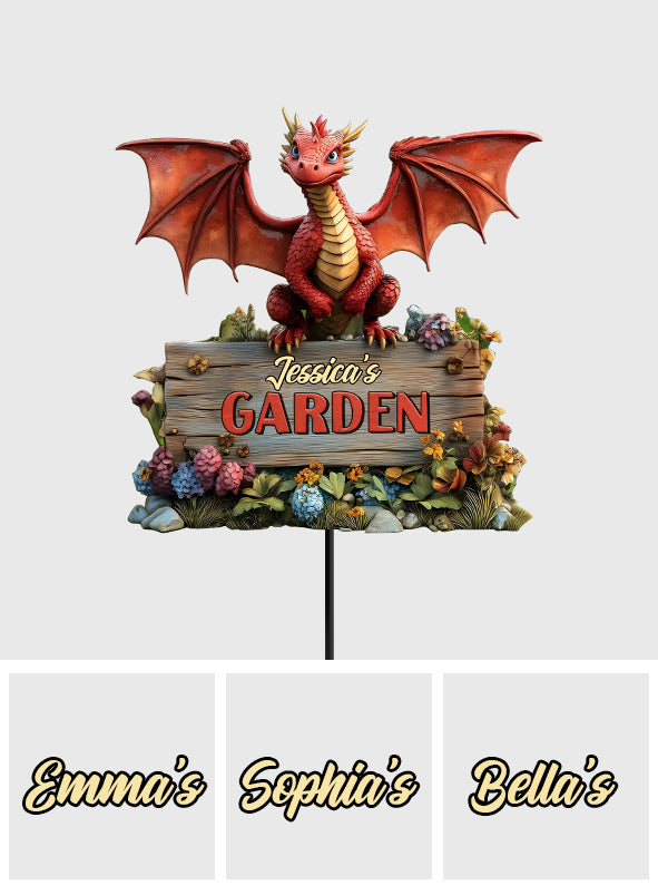 Dragon Metal Garden Art - Personalized Gardening Metal Garden Art