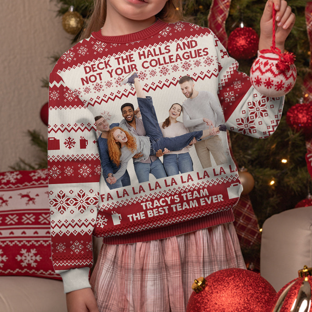 Décorez le hall, pas vos collègues ! - Pull moche personnalisé pour collègues