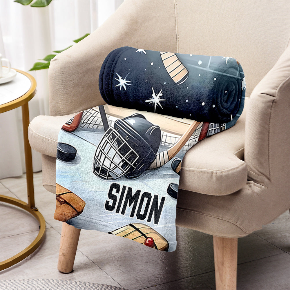 Hockeysaison – Personalisierte Hockeydecke