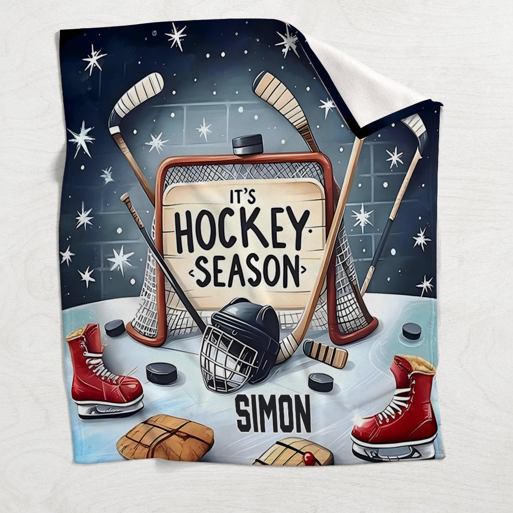 Hockeysaison – Personalisierte Hockeydecke