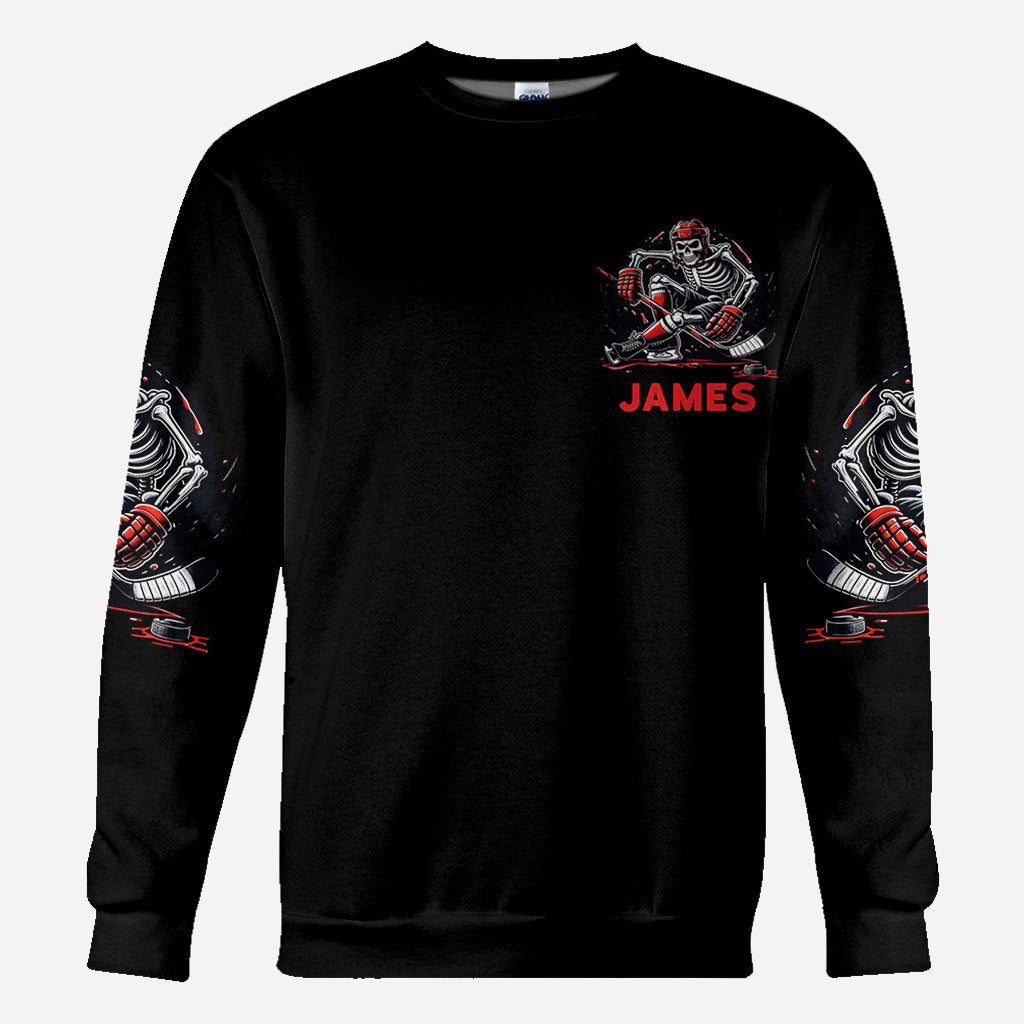 Don't Puck With Me - Personalized Hockey All Over Shirt