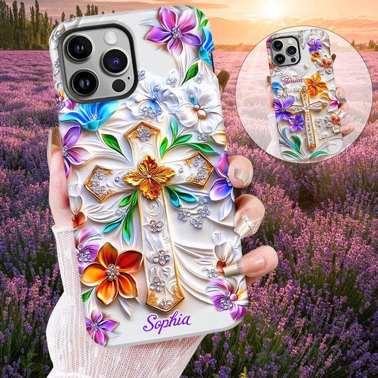 Croire - Coque de téléphone personnalisée avec impression chrétienne intégrale