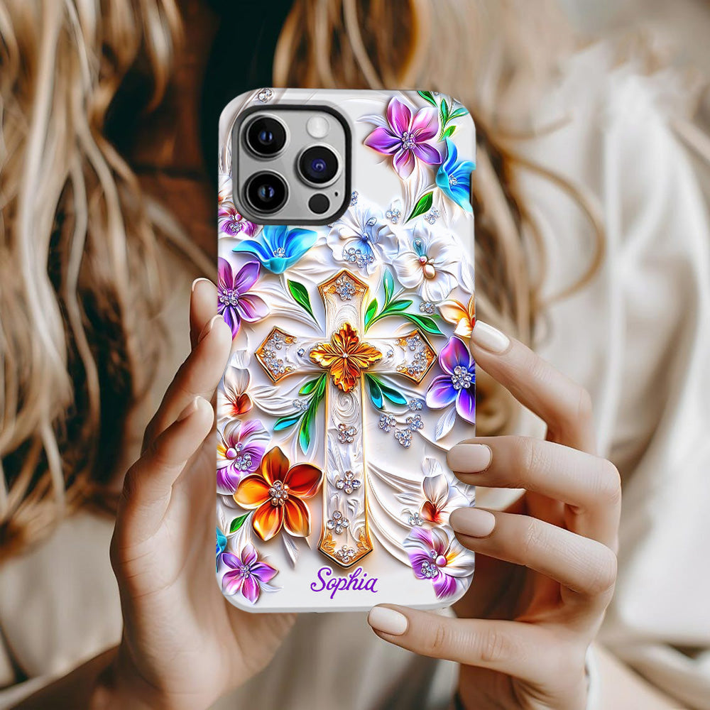 Glaube – Personalisierte Handyhülle mit christlichem Volldruck