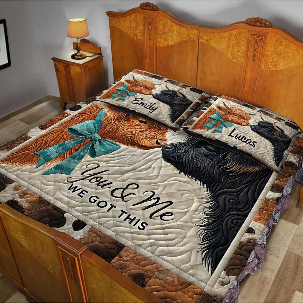 You & Me We Got This - Personalized Quilt Set
