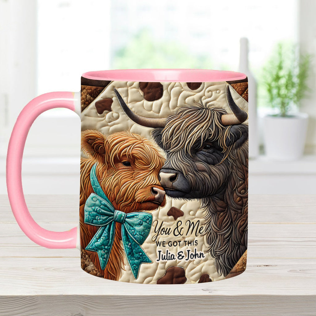 You & Me We Got This - Personalized Accent Mug